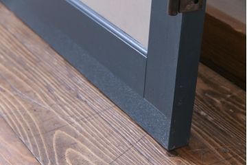ペイント建具　ラフジュ工房オリジナルステンドグラス　爽やかな色合いのリメイクドア(木製扉、建具)