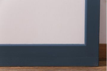 ペイント建具　ラフジュ工房オリジナルステンドグラス　爽やかな色合いのリメイクドア(木製扉、建具)