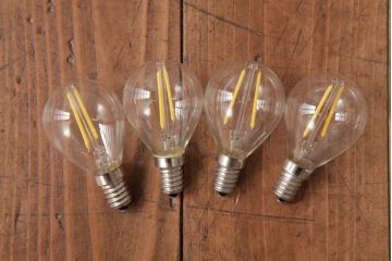 フランスアンティーク　鉄製　フラワーモチーフのガラスが愛らしい繊細な4灯シャンデリア(天井照明)