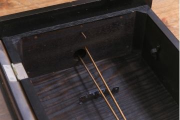 アンティーク雑貨　昭和レトロ　Meiji(明治時計社)　15DAY　ゼンマイ　手巻き式柱時計(振り子時計、掛け時計)
