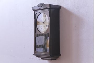 アンティーク雑貨　和製アンティーク　SEIKOSHA(精工舎、セイコー)　手巻き　ゼンマイ式柱時計(掛時計、振り子時計)