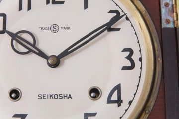 アンティーク雑貨　和製アンティーク　SEIKOSHA(精工舎、セイコー)　手巻き　ゼンマイ式柱時計(掛時計、振り子時計)