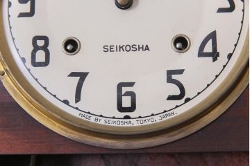 アンティーク雑貨　和製アンティーク　SEIKOSHA(精工舎、セイコー)　手巻き　ゼンマイ式柱時計(掛時計、振り子時計)