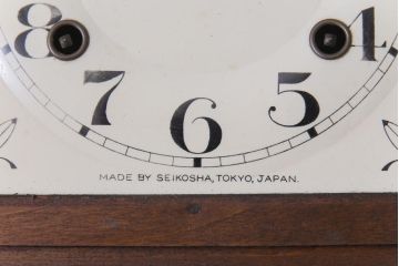 アンティーク雑貨　昭和初期　SEIKOSHA(精工舎、セイコー)　ゼンマイ式　味わい深い質感とクラシカルな佇まいの掛時計(振り子時計、柱時計)