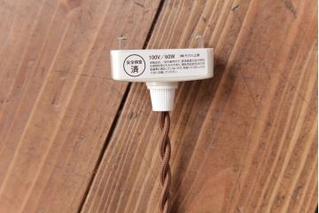 フランスアンティーク　柔らかな色合いが可愛らしいガラスシェードのペンダントライト(天井照明、吊り下げ照明)