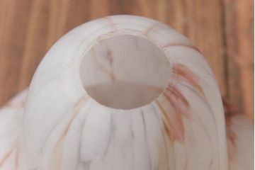 フランス製　ビンテージ　淡いマーブル模様が優しげな雰囲気漂うペンダントライト(天井照明)