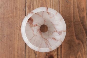 フランス製　ビンテージ　淡いマーブル模様が優しげな雰囲気漂うペンダントライト(天井照明)