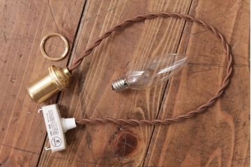 フランス製　ビンテージ　淡いマーブル模様が優しげな雰囲気漂うペンダントライト(天井照明)