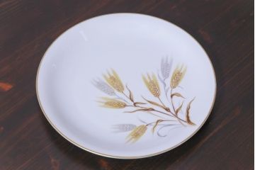 ノリタケ(noritake、則武)　麦穂　ゴールドリムが上品な26.5cmプレート(大皿)