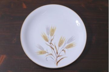 ノリタケ(noritake、則武)　麦穂　ゴールドリムが上品な26.5cmプレート(大皿)