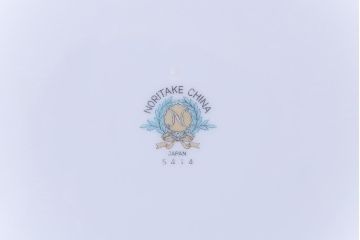 ノリタケ(noritake、則武)　麦穂　ゴールドリムが上品な26.5cmプレート(大皿)