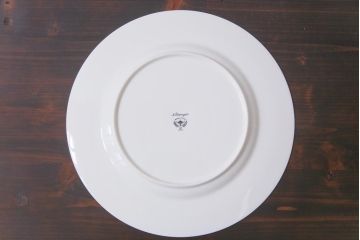 中古　ノリタケ(Noritake)　ブルーヒル(廃盤)　淡いブルーの花柄が可憐なプレート4枚セット(大皿、洋食器)
