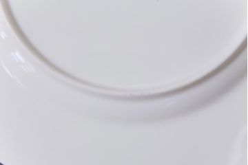 中古　ノリタケ(Noritake)　ブルーヒル(廃盤)　淡いブルーの花柄が可憐なプレート4枚セット(大皿、洋食器)