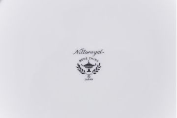 中古　ノリタケ(Noritake)　ブルーヒル(廃盤)　淡いブルーの花柄が可憐なプレート3枚セット(大皿、洋食器)(1)