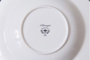 中古　ノリタケ(Noritake)　ブルーヒル(廃盤)　淡いブルーの花柄が可憐なスープ皿3枚セット(洋食器)