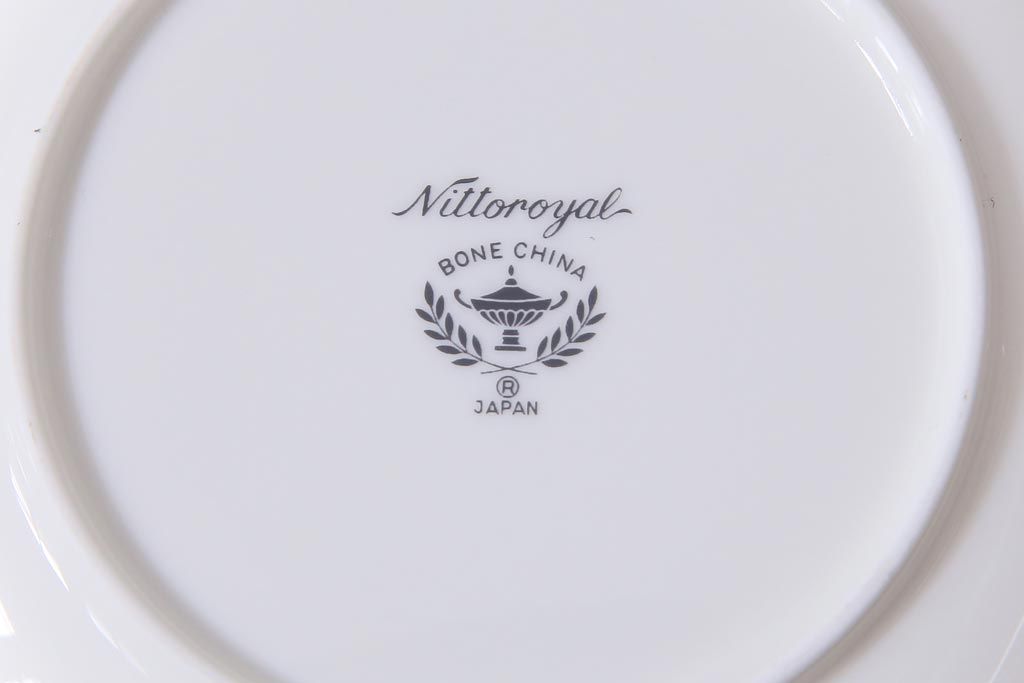 中古　ノリタケ(Noritake)　ブルーヒル(廃盤)　淡いブルーの花柄が可憐なスープ皿3枚セット(洋食器)