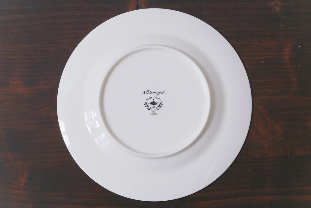 中古　ノリタケ(Noritake)　ブルーヒル(廃盤)　淡いブルーの花柄が可憐な小皿4枚セット(プレート、洋食器)