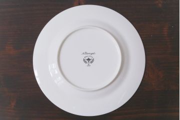 中古　ノリタケ(Noritake)　ブルーヒル(廃盤)　淡いブルーの花柄が可憐な小皿4枚セット(プレート、洋食器)