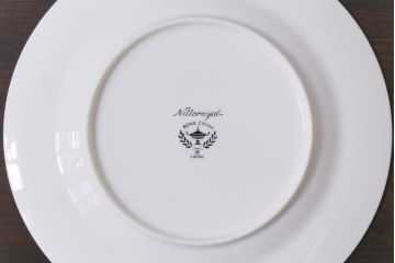 中古　ノリタケ(Noritake)　ブルーヒル(廃盤)　淡いブルーの花柄が可憐な小皿4枚セット(プレート、洋食器)