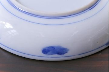 和製アンティーク　花鳥図　繊細な模様が魅力の印判皿3枚セット(小皿)