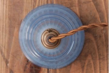 イギリスアンティーク　ティアードシェードがお洒落なペンダントライト(天井照明)