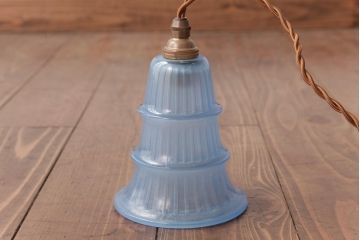 イギリスアンティーク　ティアードシェードがお洒落なペンダントライト(天井照明)