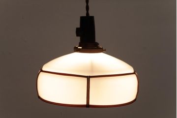 昭和レトロ　セルロイド巻　ノスタルジックな吊り下げ照明(天井照明)