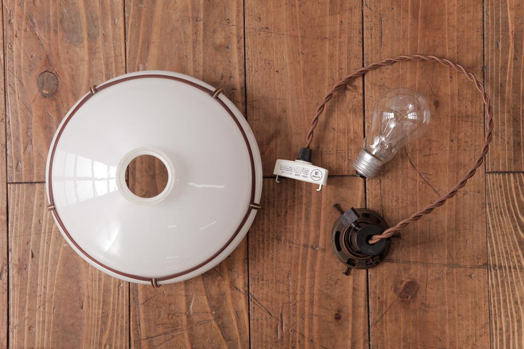 昭和レトロ　セルロイド巻　ノスタルジックな吊り下げ照明(天井照明)