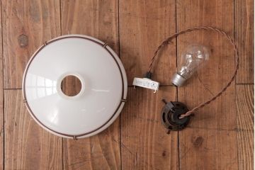 昭和レトロ　セルロイド巻　ノスタルジックな吊り下げ照明(天井照明)