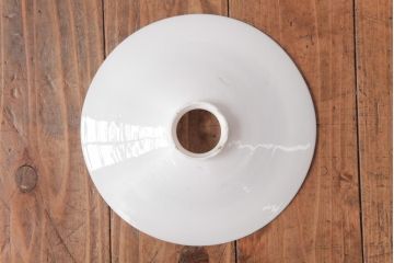 昭和レトロ　戦前　昔懐かしいデザインの平笠シェード(吊り下げ照明、天井照明、ペンダントライト)(2)