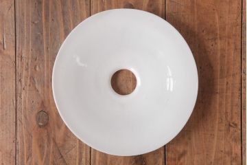 昭和レトロ　戦前　昔懐かしいデザインの平笠シェード(吊り下げ照明、天井照明、ペンダントライト)(2)