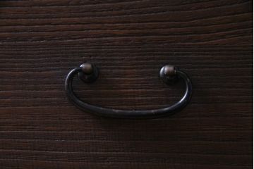 レトロ家具　和製アンティーク　味のある箪笥をリメイクしたレトロなリビングボード・3段(箪笥ローボード、テレビボード)