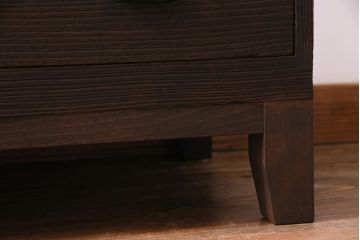 レトロ家具　和製アンティーク　味のある箪笥をリメイクしたレトロなリビングボード・3段(箪笥ローボード、テレビボード)