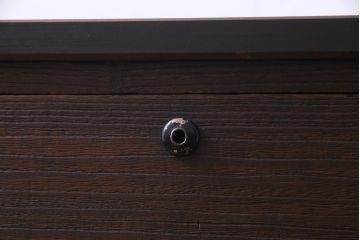 レトロ家具　和製アンティーク　味のある箪笥をリメイクしたレトロなリビングボード・2段(箪笥ローボード、テレビボード)