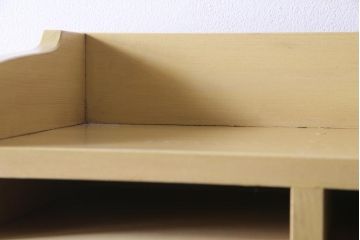 レトロ家具　昭和レトロ　大容量　棚板が全て取り外せる使い勝手抜群の書類収納棚(カルテケース、レターラック、書類ケース、カルテ棚)(R-034294)