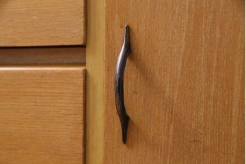 レトロ家具　昭和レトロ　大容量　棚板が全て取り外せる使い勝手抜群の書類収納棚(カルテケース、レターラック、書類ケース、カルテ棚)(R-034294)