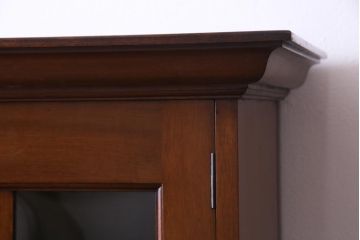 アンティーク家具　フランスアンティーク　マホガニー　大振り　品格と高級感が漂うキッチンボード(キャビネット、食器棚、収納棚)