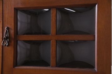 アンティーク家具　フランスアンティーク　マホガニー　大振り　品格と高級感が漂うキッチンボード(キャビネット、食器棚、収納棚)