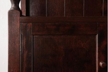 ビンテージ　松本民芸家具　エレガントな佇まいの吊り棚(壁掛け収納棚、ウォールシェルフ)