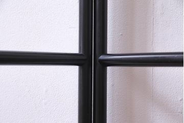 アンティーク雑貨　和製アンティーク　竹図柄　和の風情あふれる二つ折り衣桁(ハンガーラック、着物掛け)