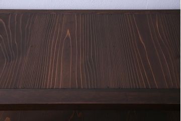 アンティーク家具　大正昭和初期　ヒノキ・杉材　味のあるシンプルなオープンラック(飾り棚、陳列棚)
