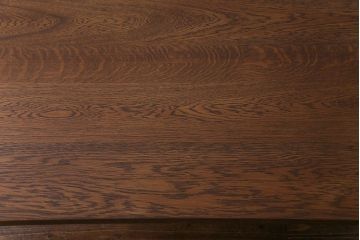 リメイク家具　天板オーク材　素朴な佇まいが魅力の引き出し付き作業テーブル(ダイニングテーブル、作業台)