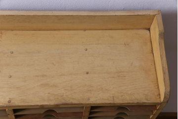 アンティーク家具　和製アンティーク　古い病院で使われていたノスタルジックなカルテケース(レターラック)