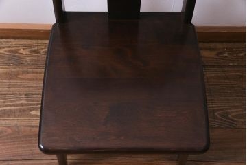 中古　民芸家具　洗練された大人の雰囲気が漂うチェア(椅子、ダイニングチェア)