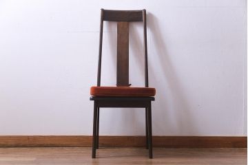 中古　民芸家具　洗練された大人の雰囲気が漂うチェア(椅子、ダイニングチェア)(1)