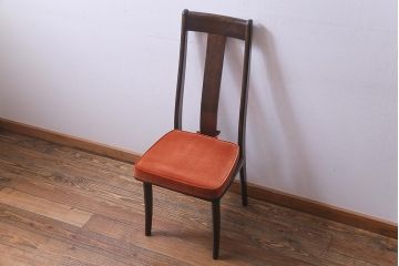 中古　民芸家具　洗練された大人の雰囲気が漂うチェア(椅子、ダイニングチェア)(1)