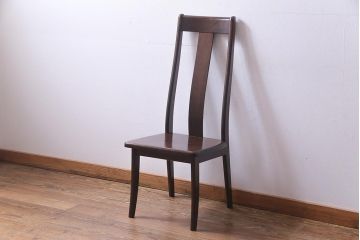 中古　民芸家具　洗練された大人の雰囲気が漂うチェア(椅子、ダイニングチェア)(1)