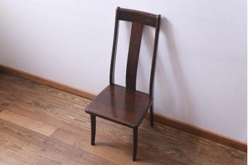 中古　民芸家具　洗練された大人の雰囲気が漂うチェア(椅子、ダイニングチェア)(1)