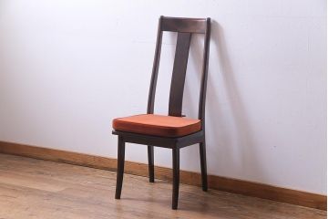 中古　民芸家具　洗練された大人の雰囲気が漂うチェア(椅子、ダイニングチェア)(2)