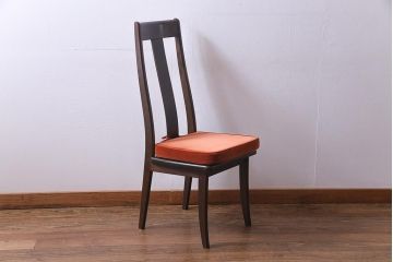 中古　民芸家具　洗練された大人の雰囲気が漂うチェア(椅子、ダイニングチェア)(2)